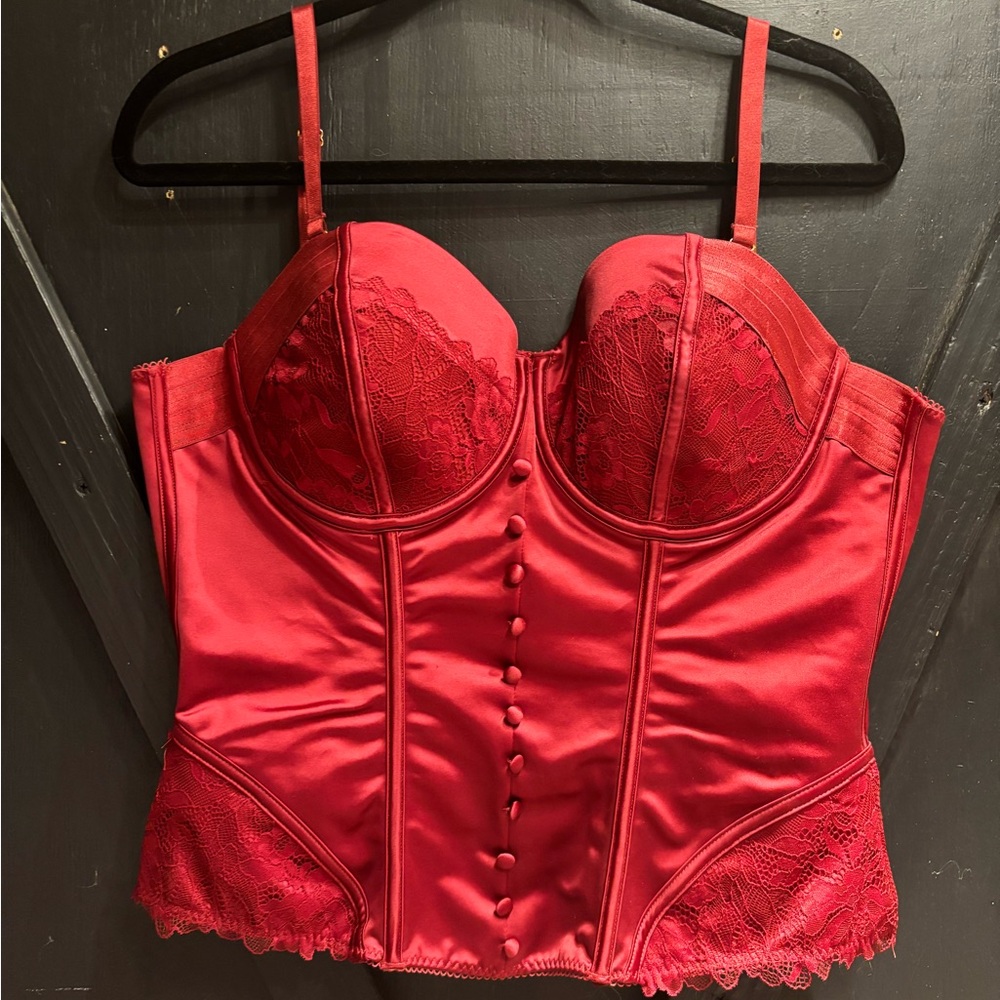 Deep Red Torrid Corset Top